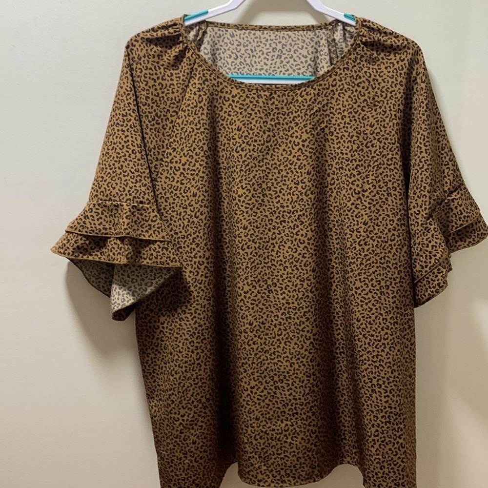 Leopard print blouse